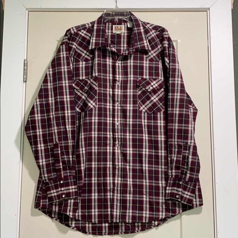 Ely Cattleman Western Pearl Snap Shirt